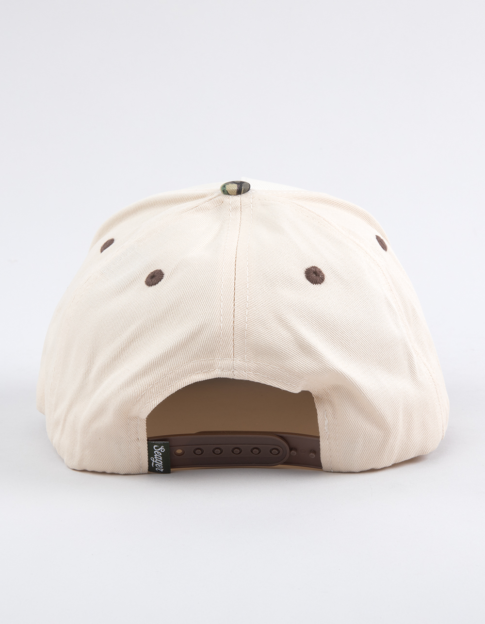 SEAGER Branded Snapback Hat - CAMO GREEN