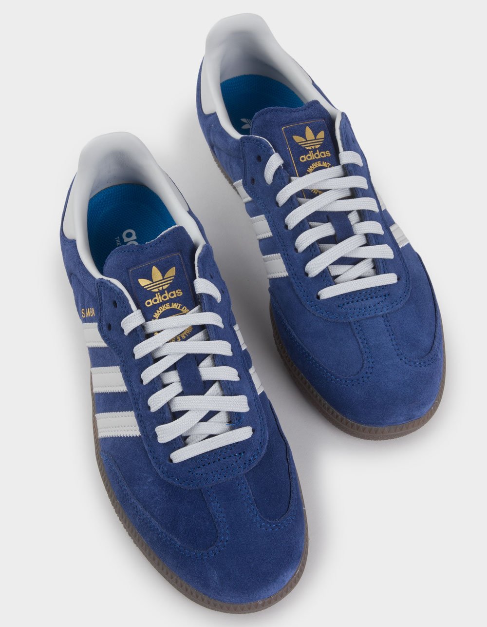 ADIDAS Samba ADV Shoes - DARK BLUE/GREY ONE/GUM