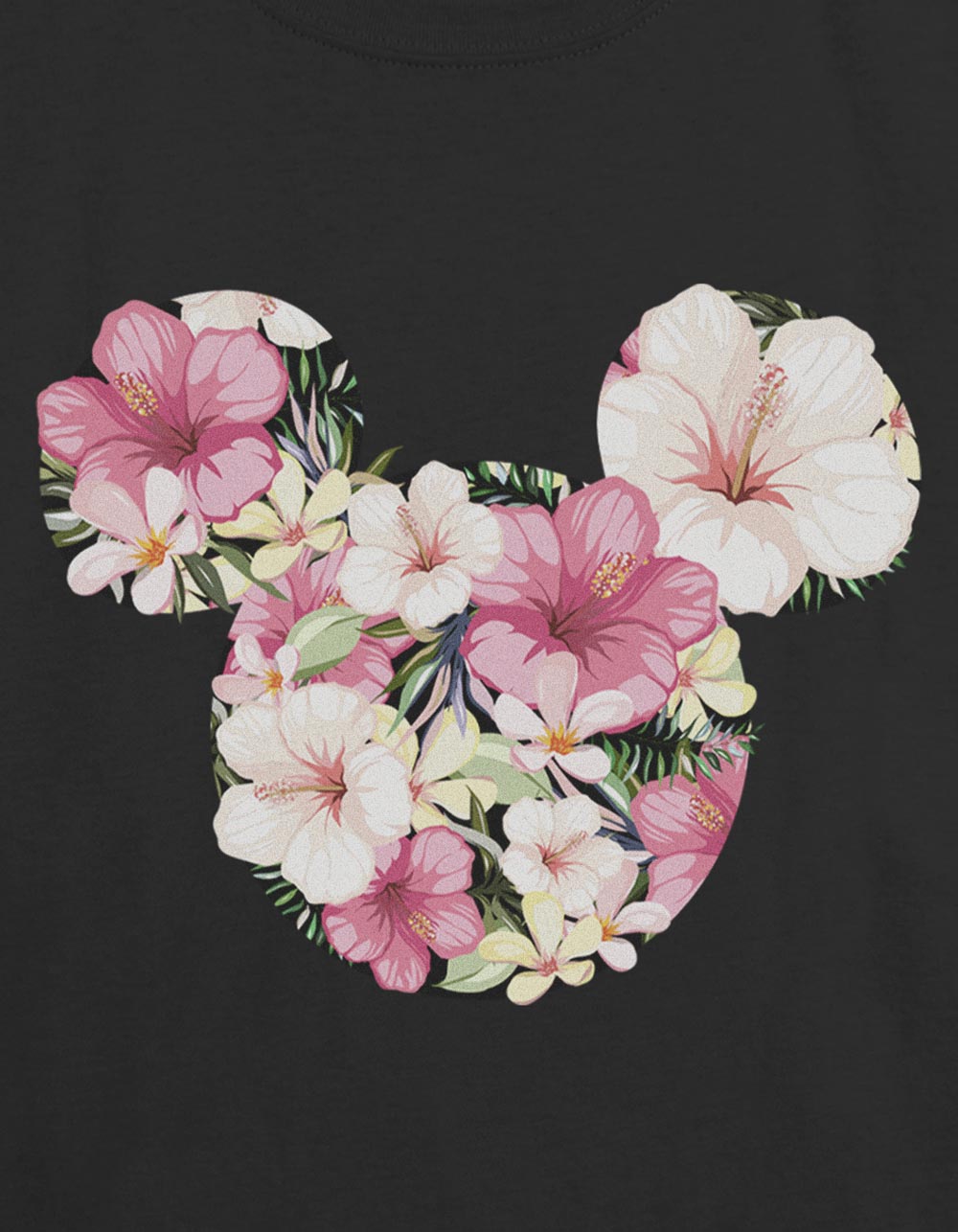 DISNEY Tropical Mouse Unisex Tee - BLACK