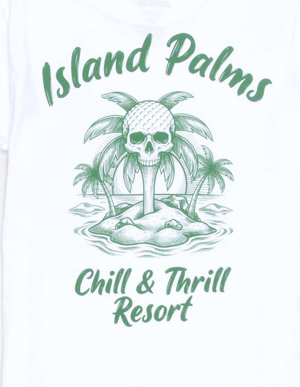 RSQ Island Palms Boys Tee - WHITE