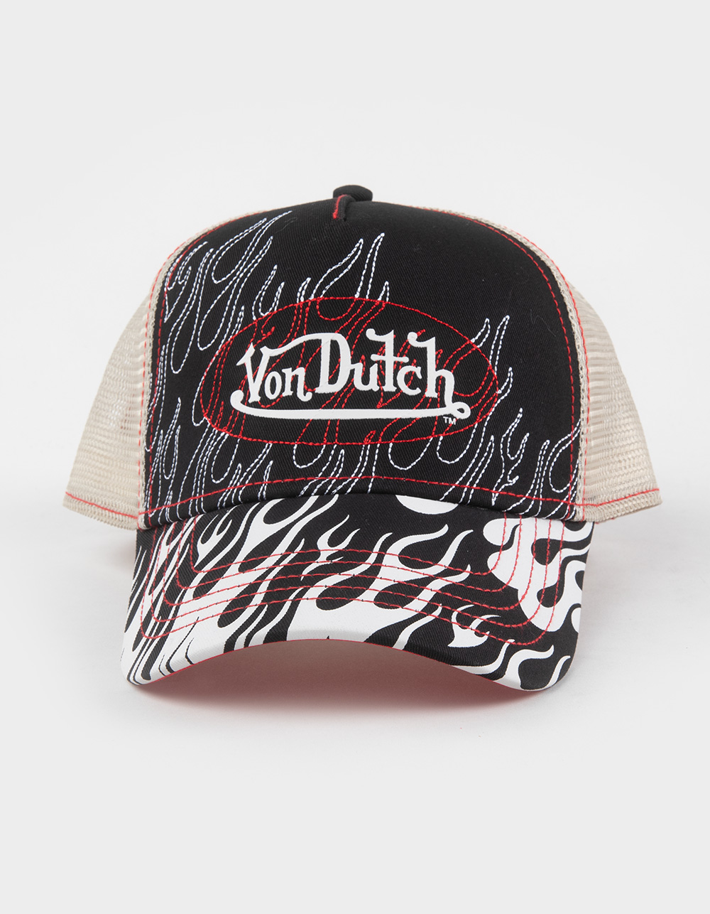 VON DUTCH Heat Trucker Hat - BLK/MULTI