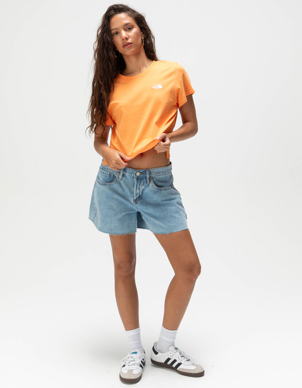 THE NORTH FACE Evolution Womens Tee - PAPAYA