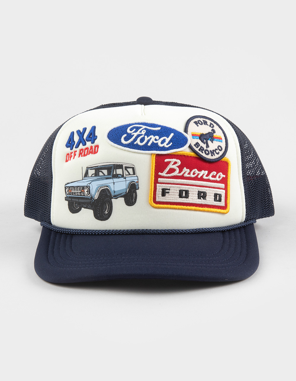 AMERICAN NEEDLE Ford Trucker Hat - NAVY/WHITE