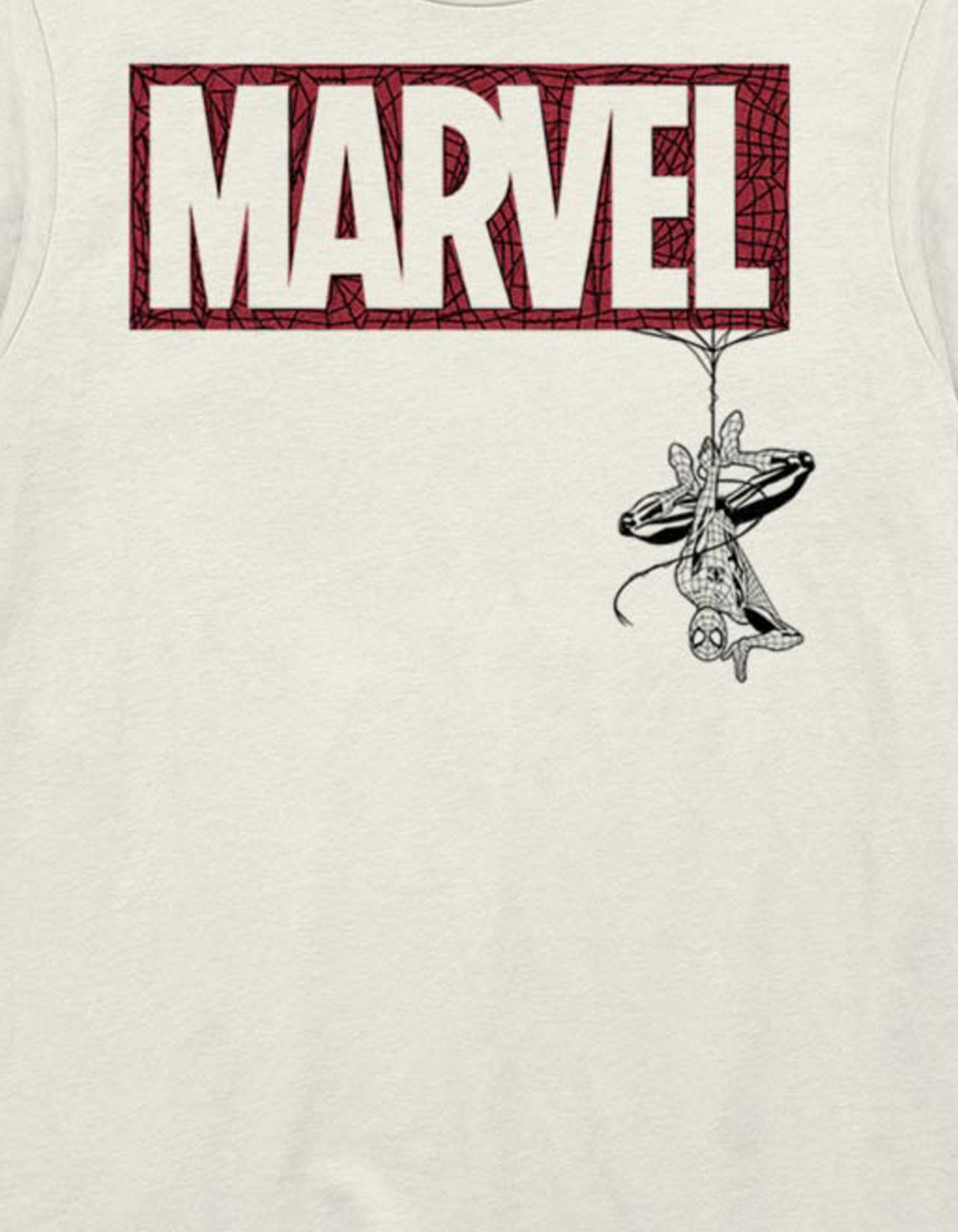 SPIDER-MAN Marvel Logo Unisex Tee - NATURAL