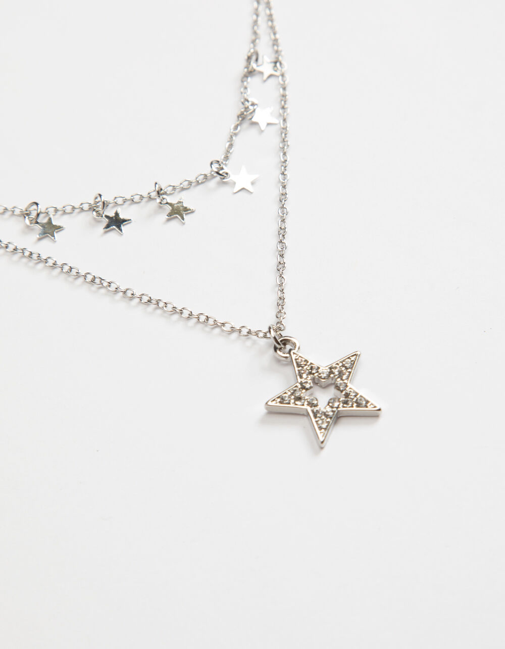 FULL TILT Dainty Star Layered Necklace - SILVER | Tillys