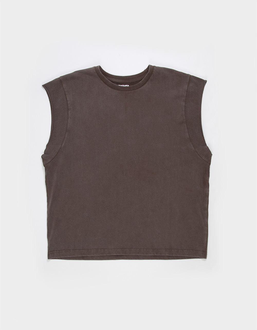 RSQ Mens Washed Crop Muscle Tee