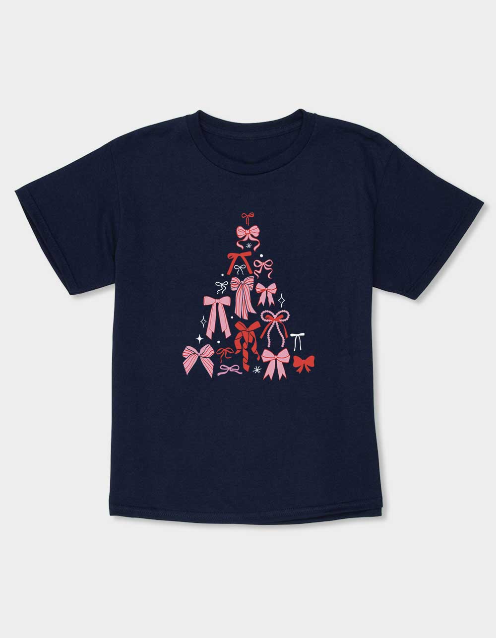 TREE Ribbon Season Unisex Kids Tee - NAVY