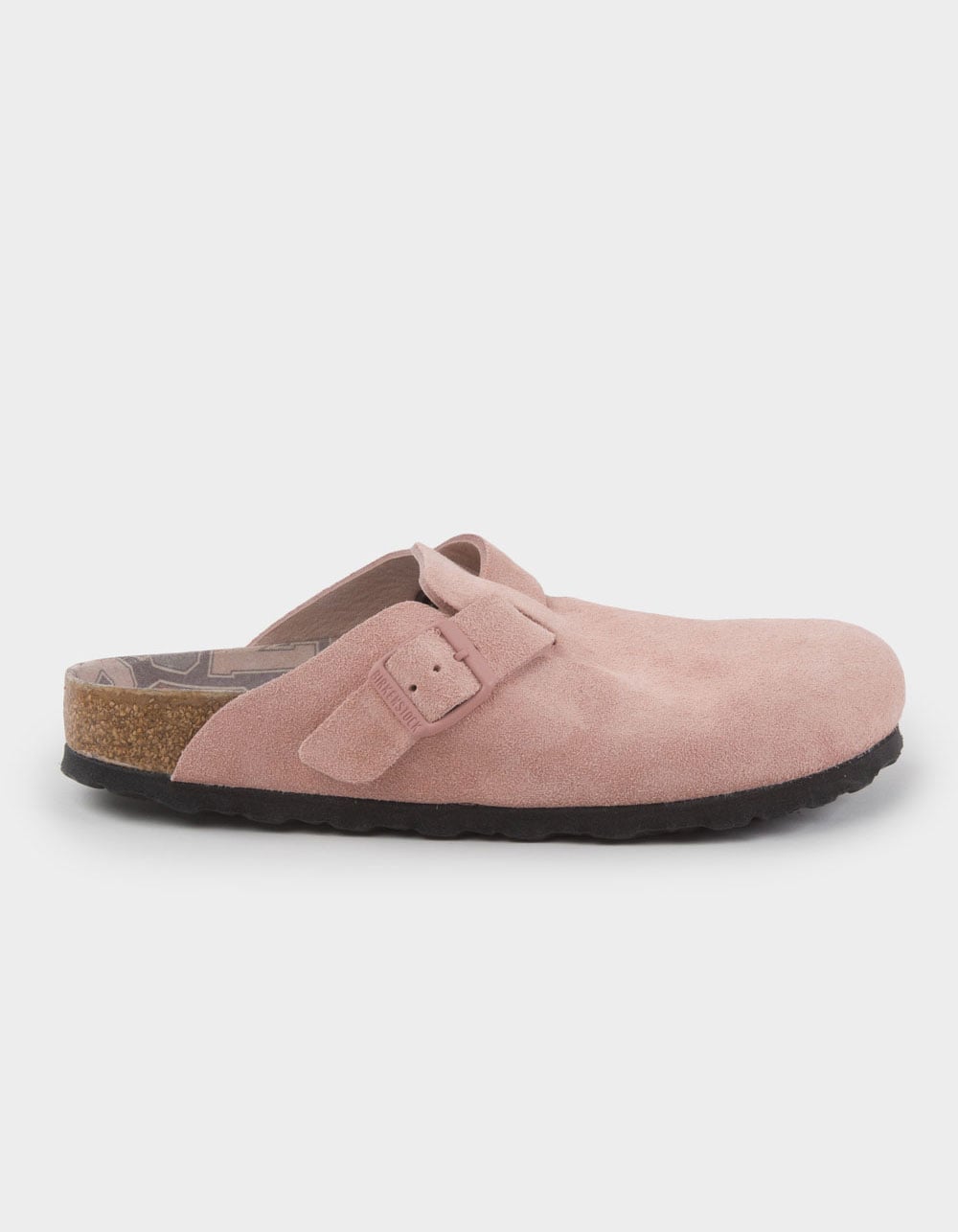 BIRKENSTOCK Boston Varsity Womens Suede Clogs - PINK