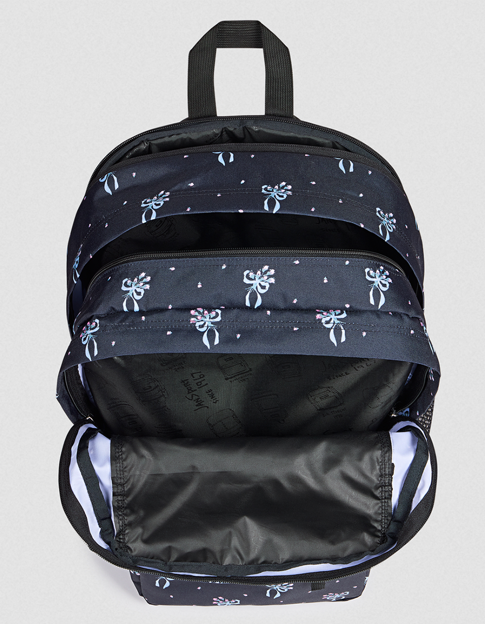 JANSPORT Big Student Backpack - PASTEL PETALS BLACK