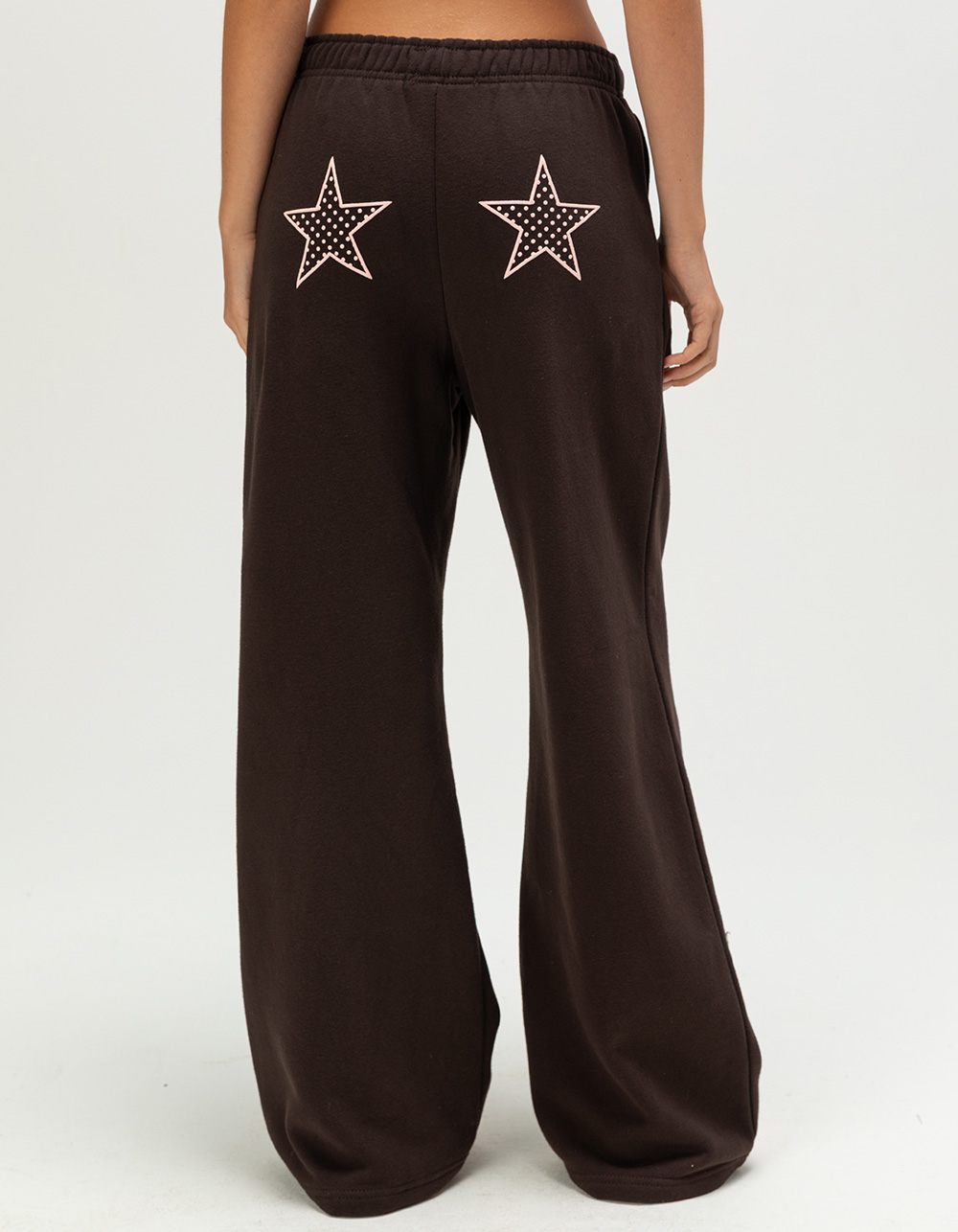 RIOT SOCIETY Star Womens Sweatpants - BROWN