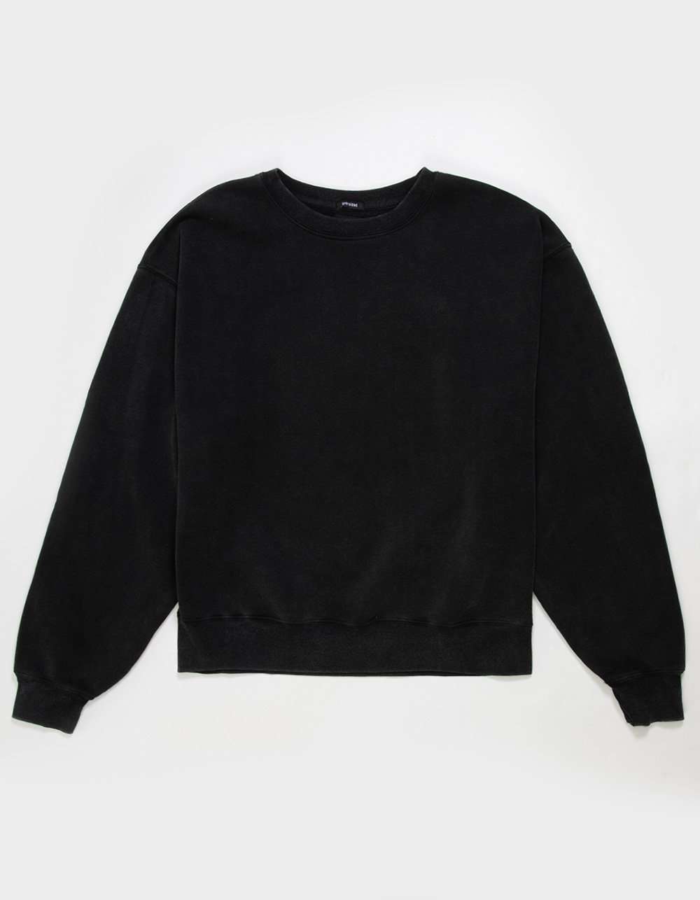 RSQ Mens Oversized Crewneck Sweatshirt - BLACK