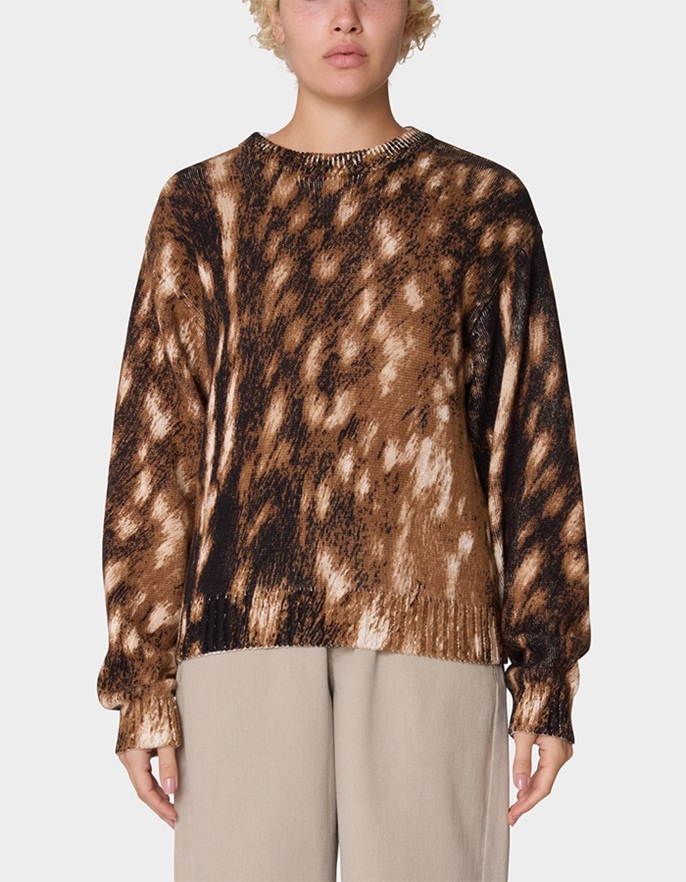 OBEY Fawn Womens Sweater - BROWN