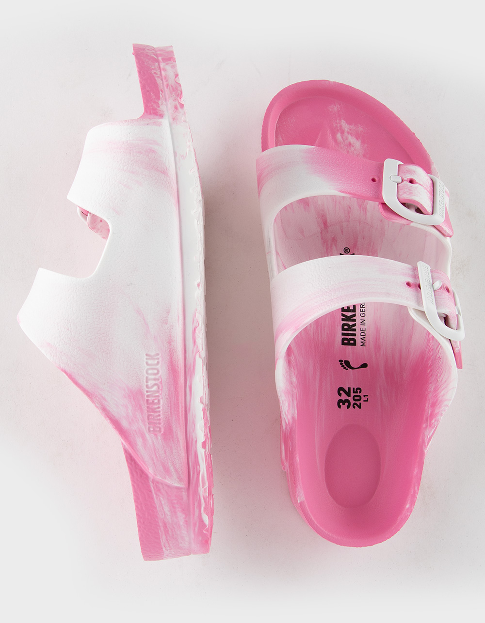 Eva Sandals Birkenstock Pink Rubber Pink Birkenstock Rubber