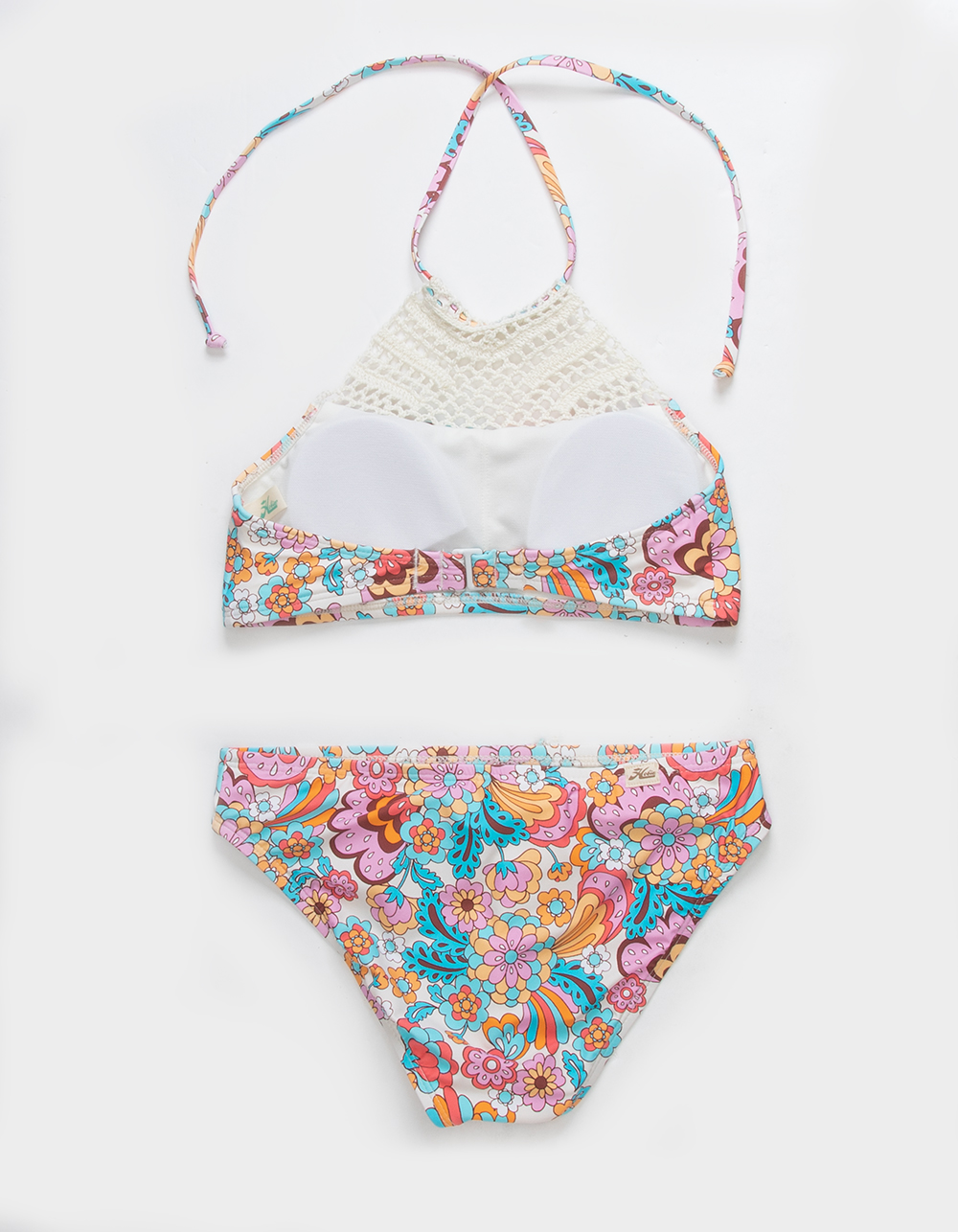 HOBIE Beach Bum High Neck Girls Bikini Set - MULTI | Tillys