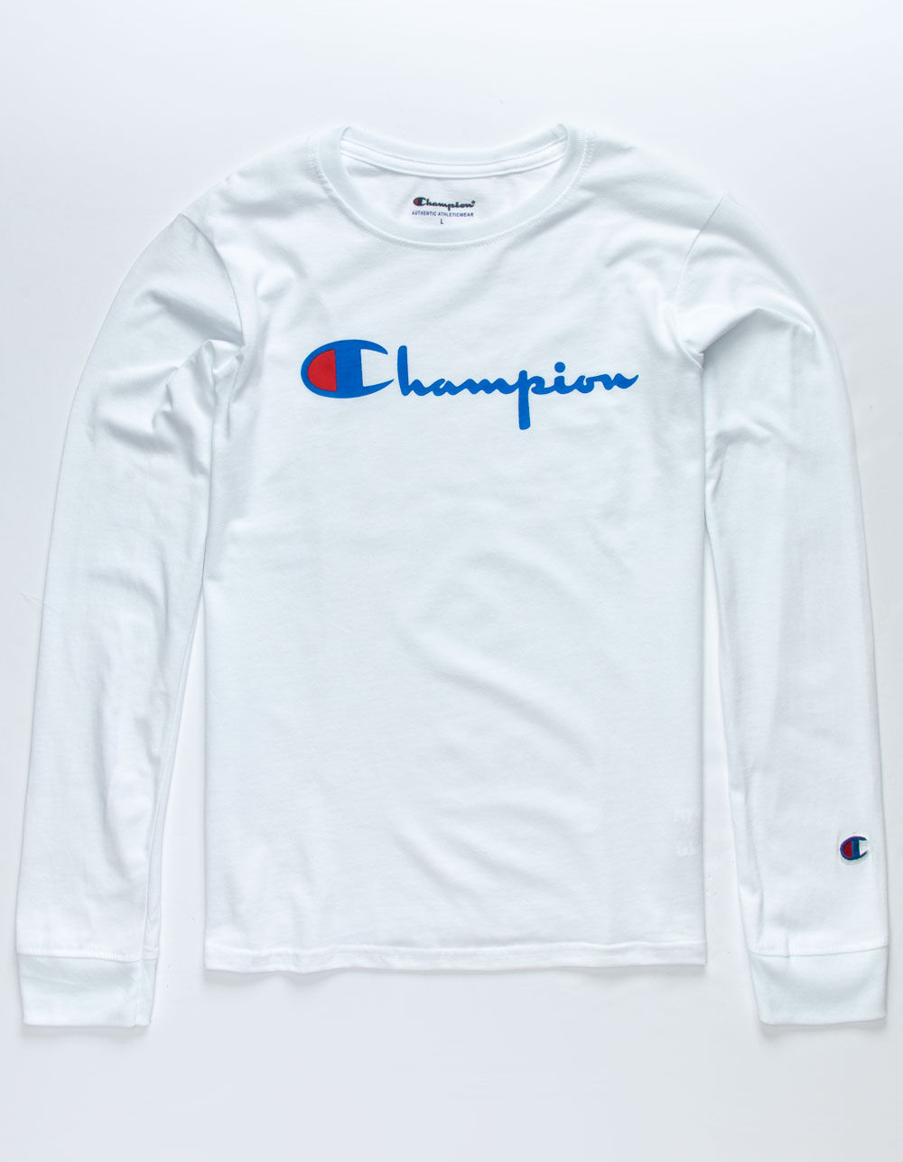 CHAMPION Heritage Script White Boys T-Shirt - WHITE | Tillys