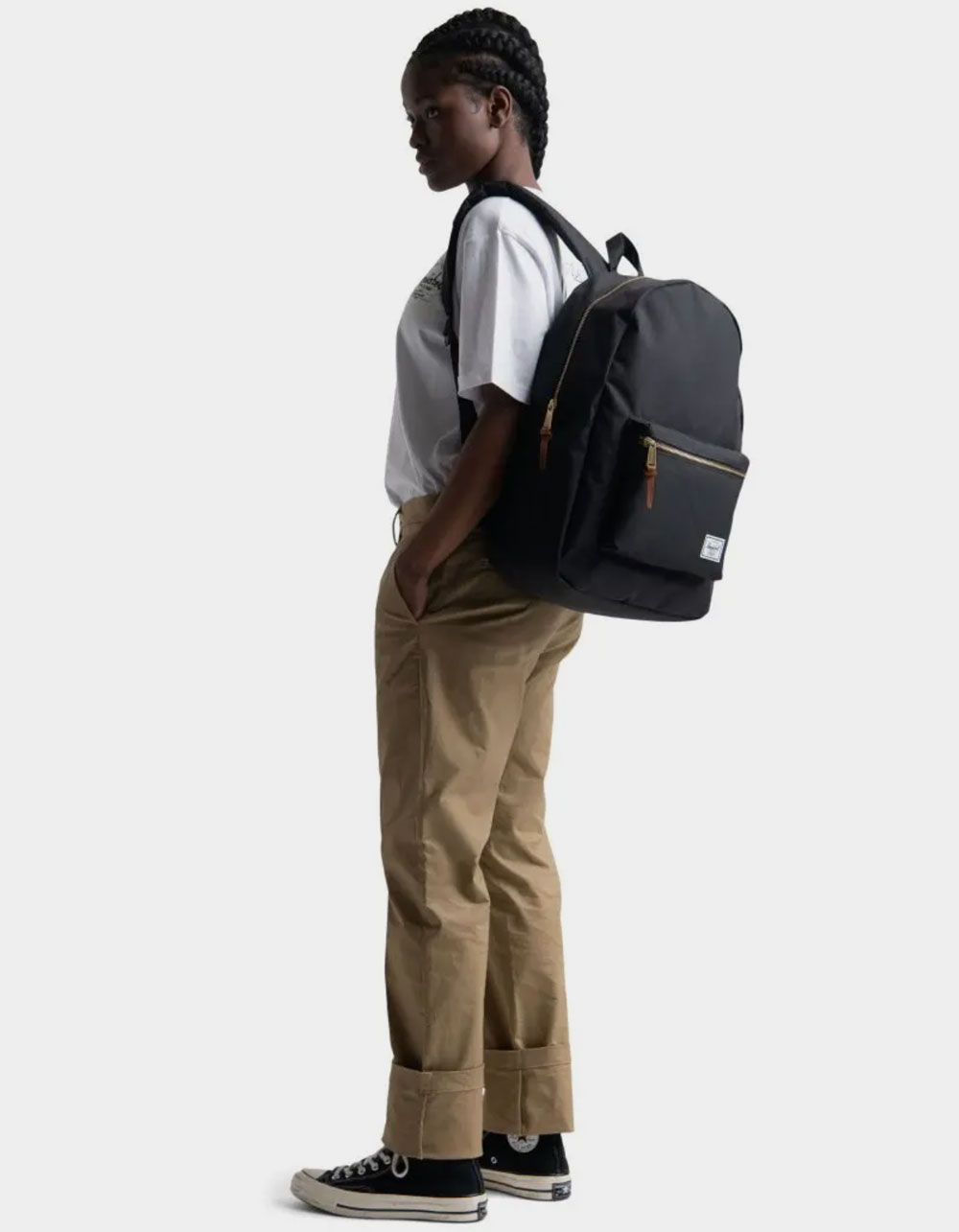 HERSCHEL SUPPLY CO. Settlement Shadow Floral Backpack BLACK COMBO