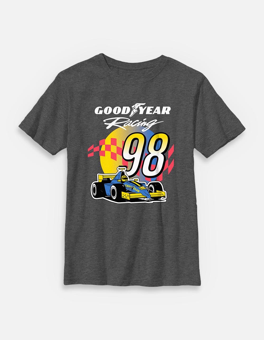 GOODYEAR Racing 98 Unisex Kids Tee - CHARCOAL