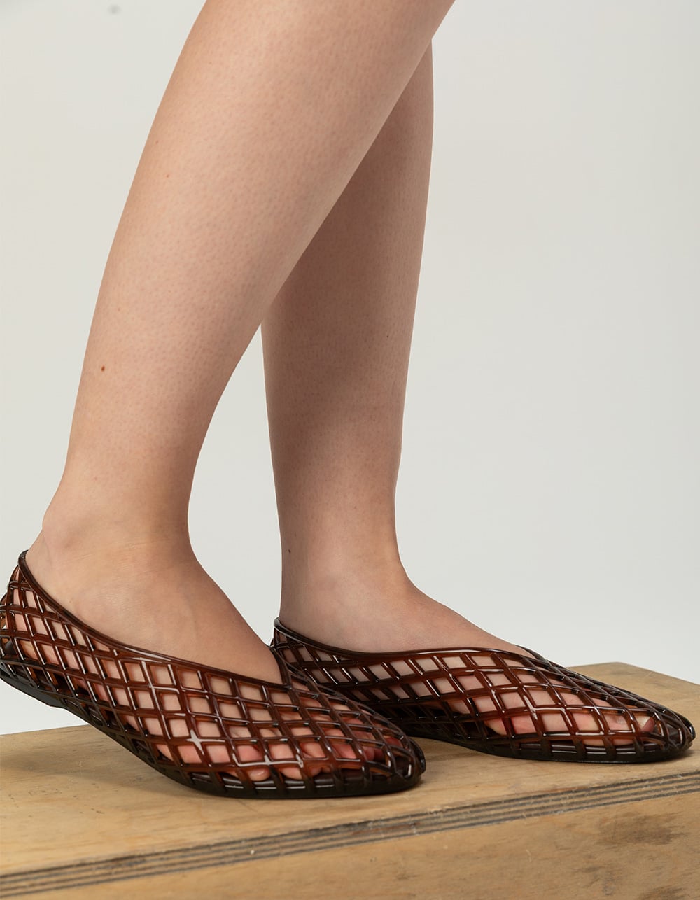 FULL TILT Ashley Womens Jelly Ballet Flats