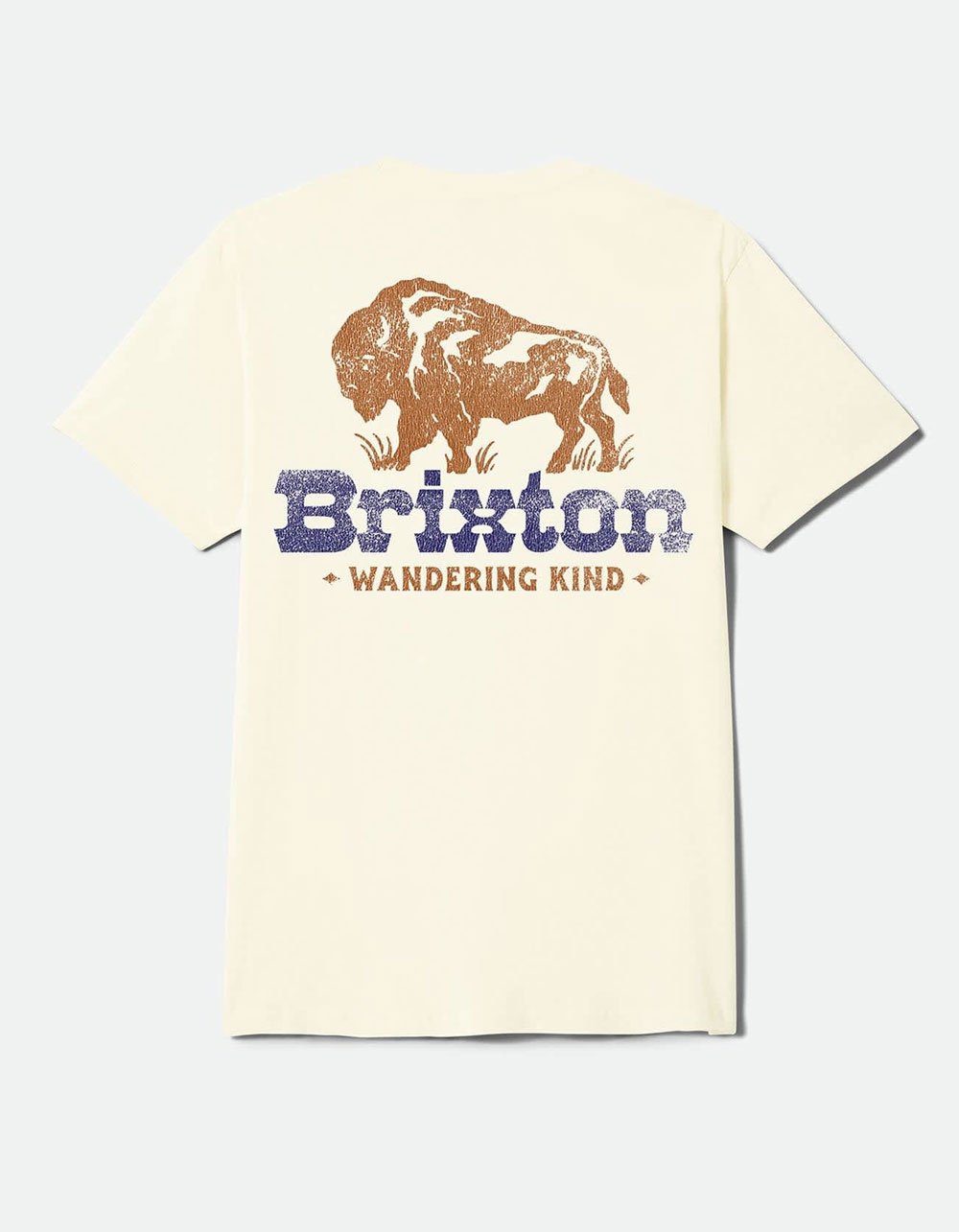 BRIXTON Drifter Mens Tee - CREAM