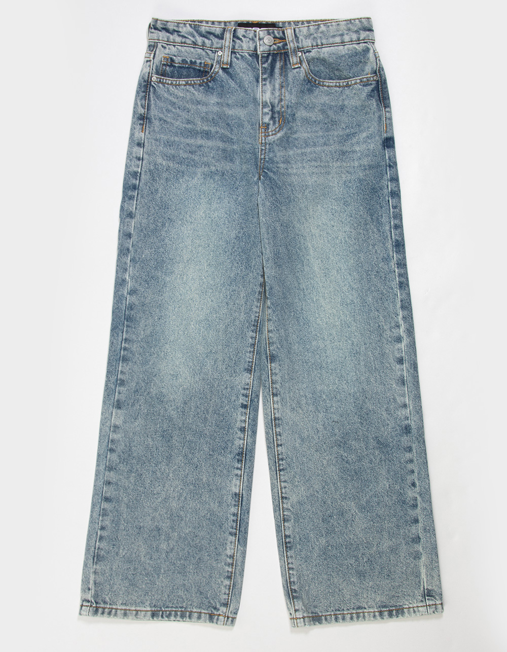 RSQ Boys Embroidered Extra Baggy Jeans - MEDIUM WASH