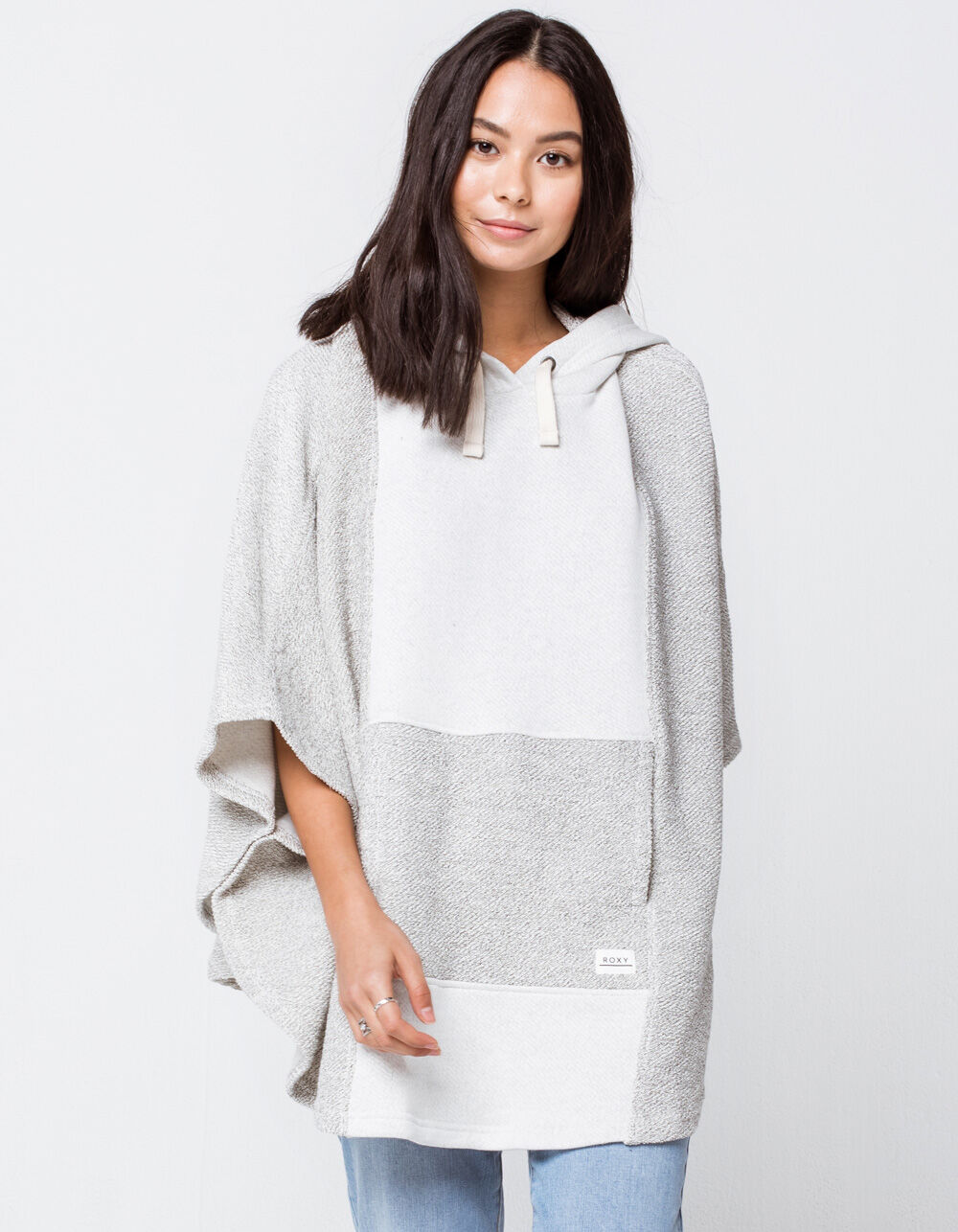 ROXY Summer Surf Oversized Womens Poncho - GRAY COMBO | Tillys