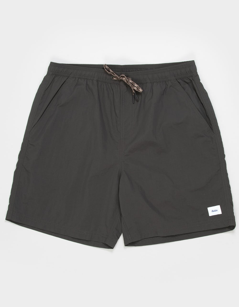 KATIN Poolside Mens Volley Shorts - WASHED BLACK