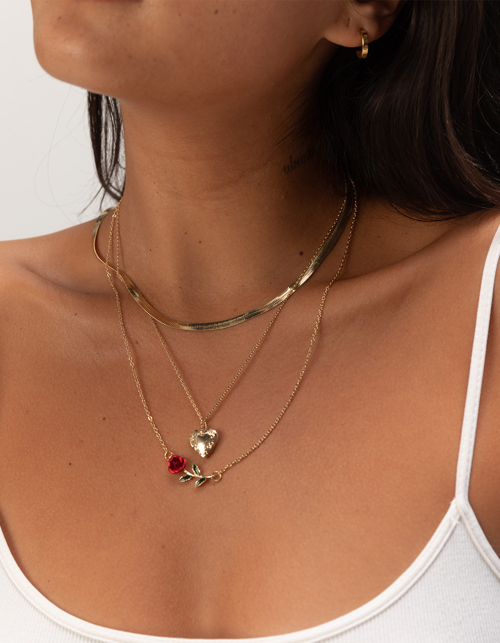FULL TILT Layered Angel Number Necklace
