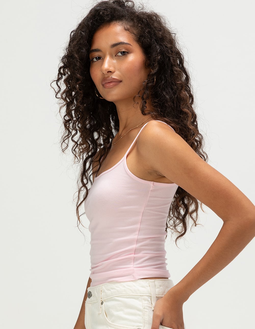 TILLYS Womens Basic Cami - PINK