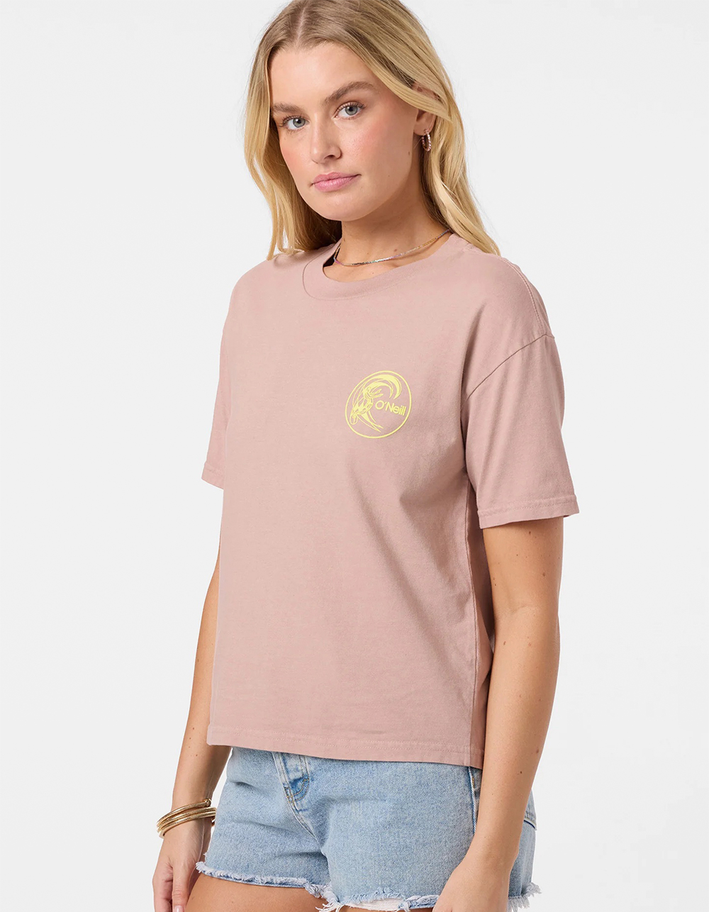O'NEILL O'Riginals Sunny State Womens Easy Tee - PINK