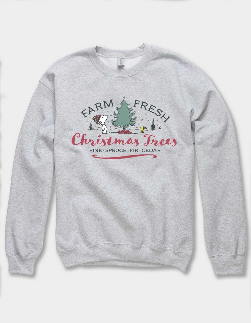 PEANUTS Farm Fresh Trees Unisex Crewneck Sweatshirt