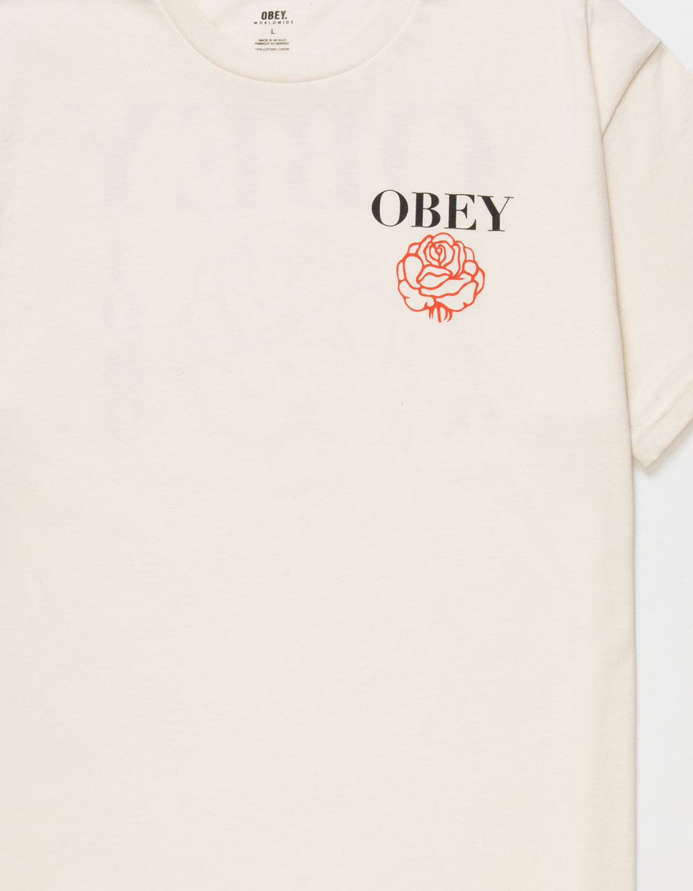 OBEY Fiore Mens Tee - NATURAL | Tillys