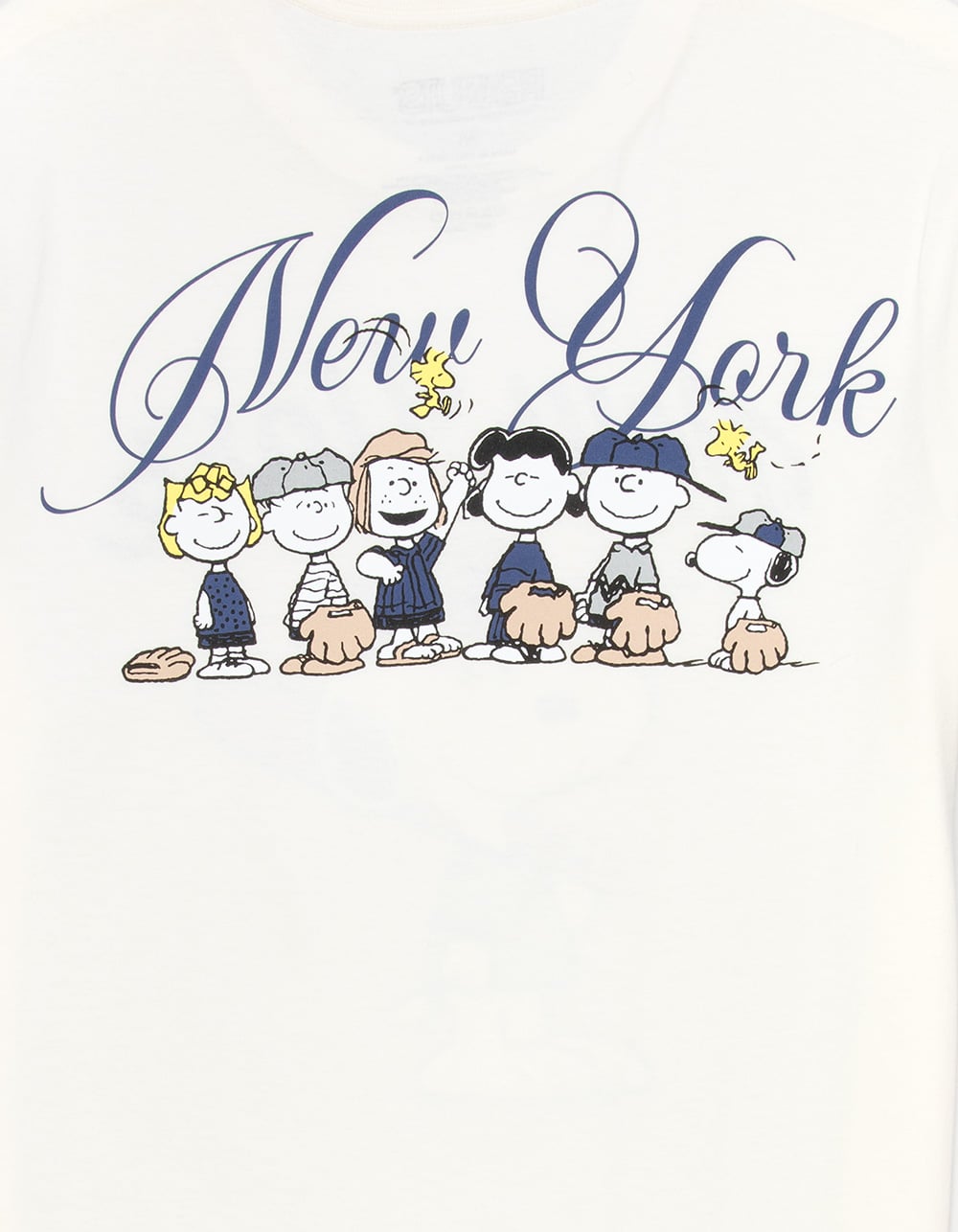 PEANUTS Snoopy New York Mens Tee - CREAM