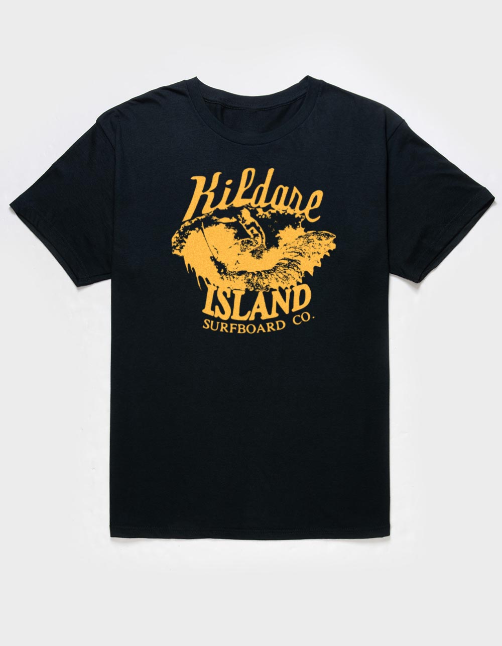 OUTER BANKS Kildare Island Surfboard Silhouette Unisex Tee - NAVY