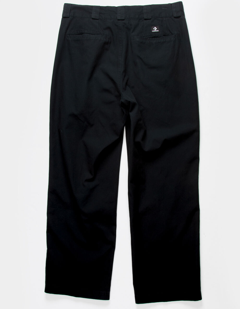CONVERSE Double Pleated Mens Chino Pants BLACK Tillys