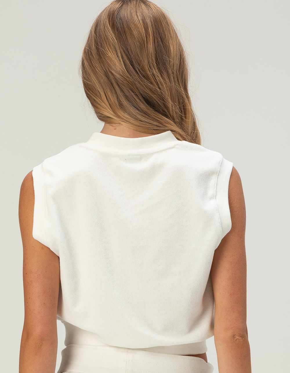 NIKE Sportswear Chill Terry Womens Tank Top - WHITE
