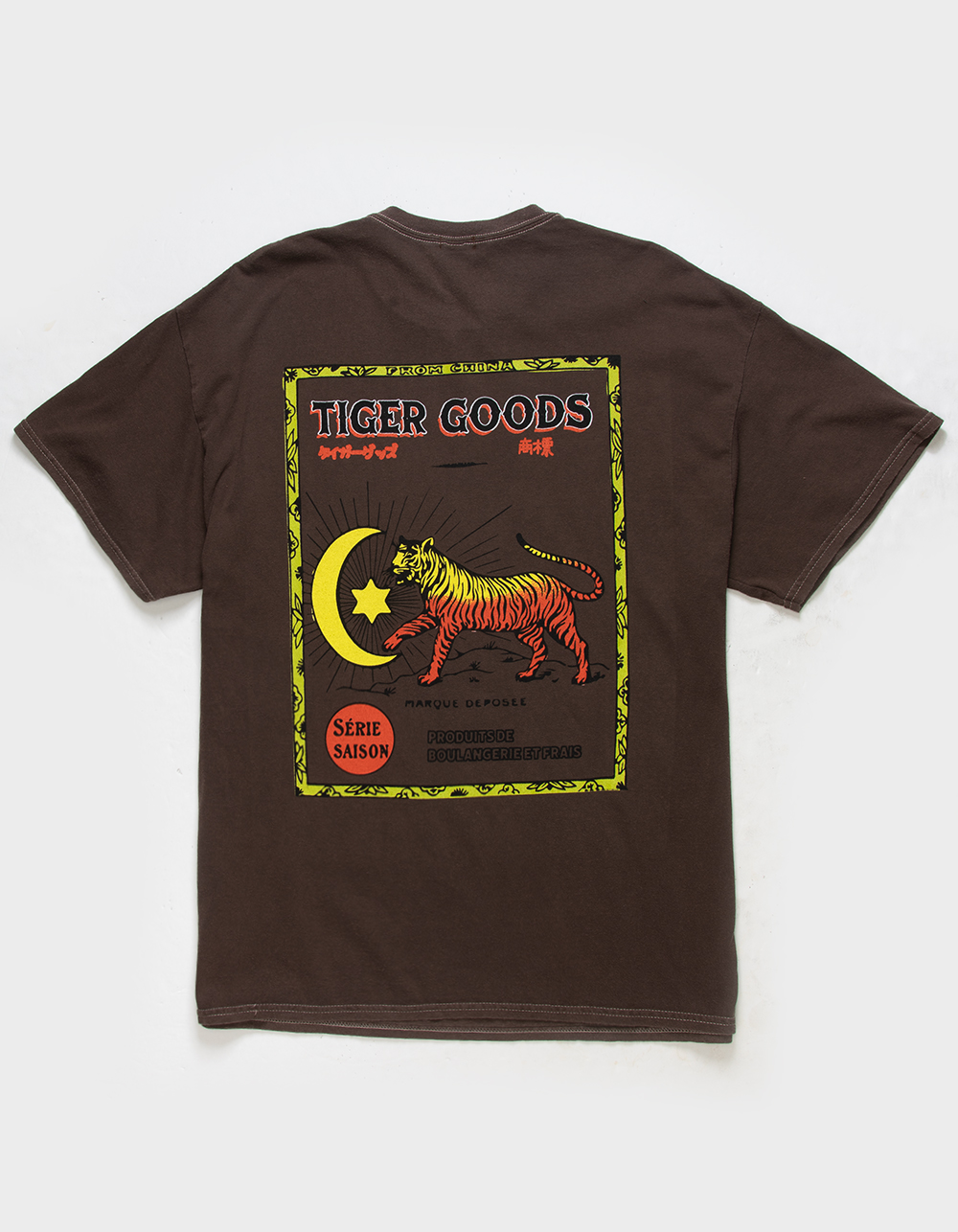 BDG Urban Outfitters Tiger Goods Mens Tee BROWN Tillys
