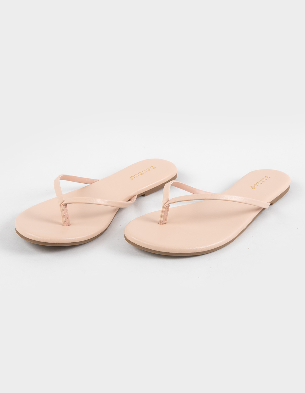 BAMBOO Squishy Womens Flip Flops - TAN