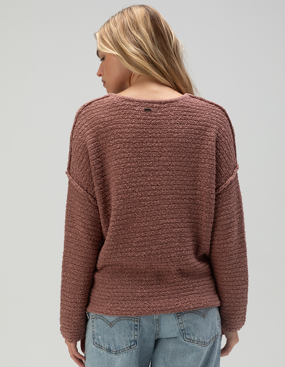 O'NEILL Marina Womens Long Sleeve Sweater - MAUVE