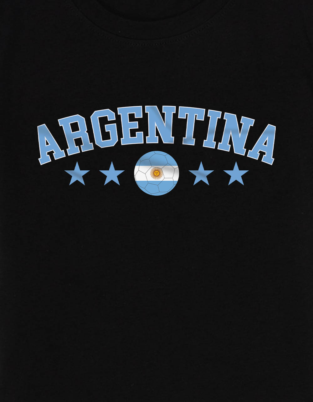 ARGENTINA Flag Soccer Womens Baby Tee