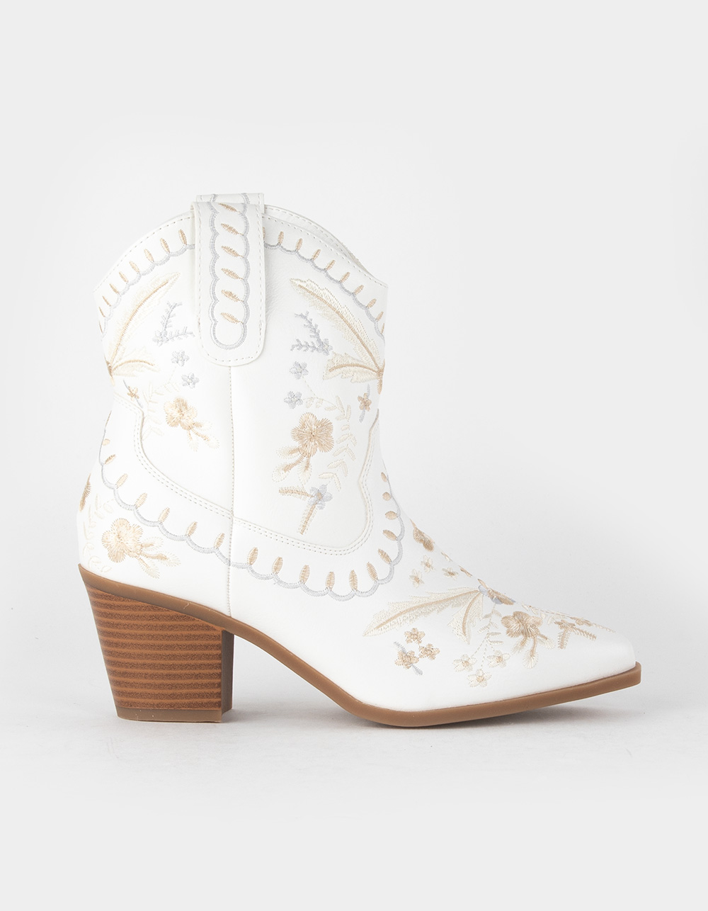 MIA Houston Womens Short Western Boots - WHITE/MULTI | Tillys