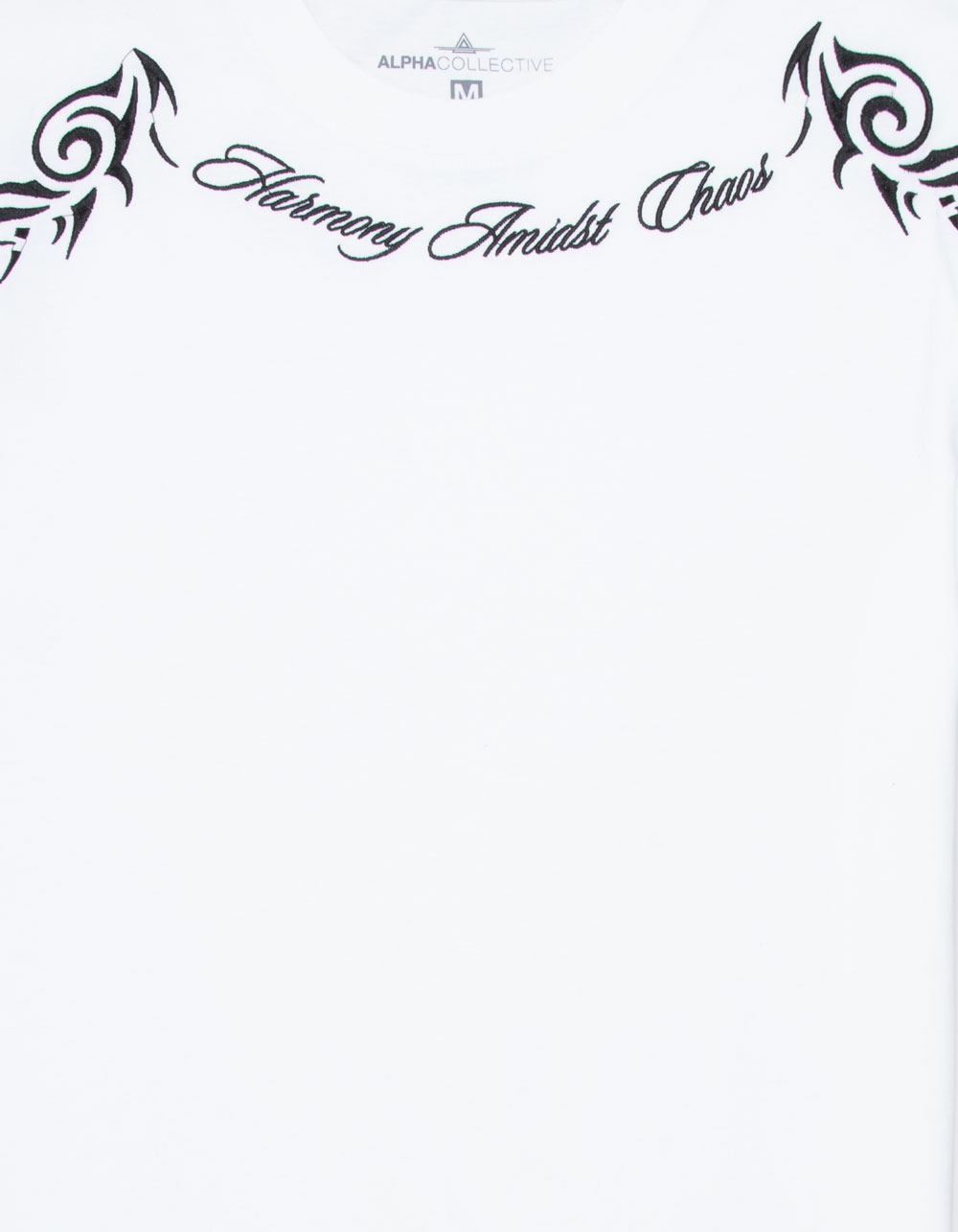 ALPHA COLLECTIVE Harmony Mens Boxy Tee - WHITE