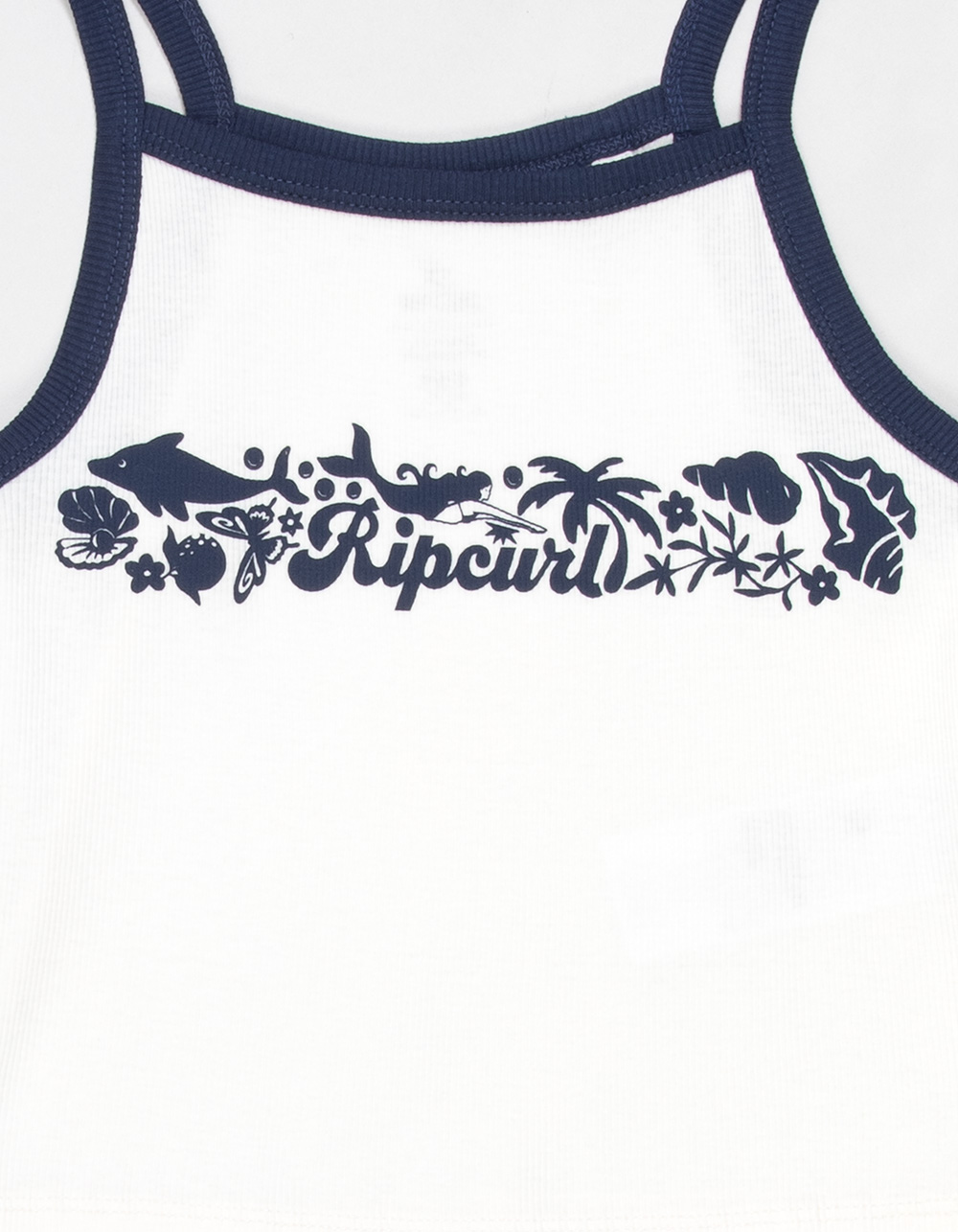 RIP CURL Costa Del Sol Girls Tank Top - BONE