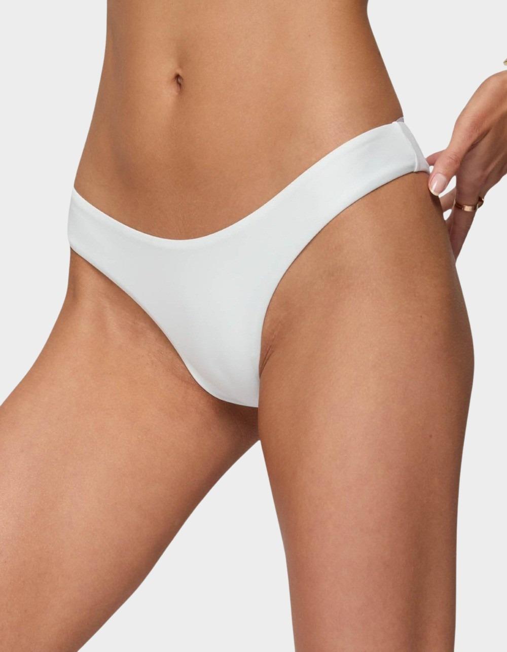 EDIKTED Shellee Bikini Bottoms - WHITE
