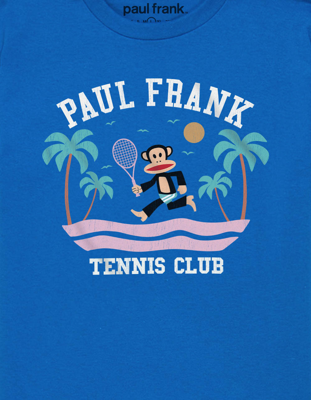 PAUL FRANK Tennis Club Girls Tee - ROYAL