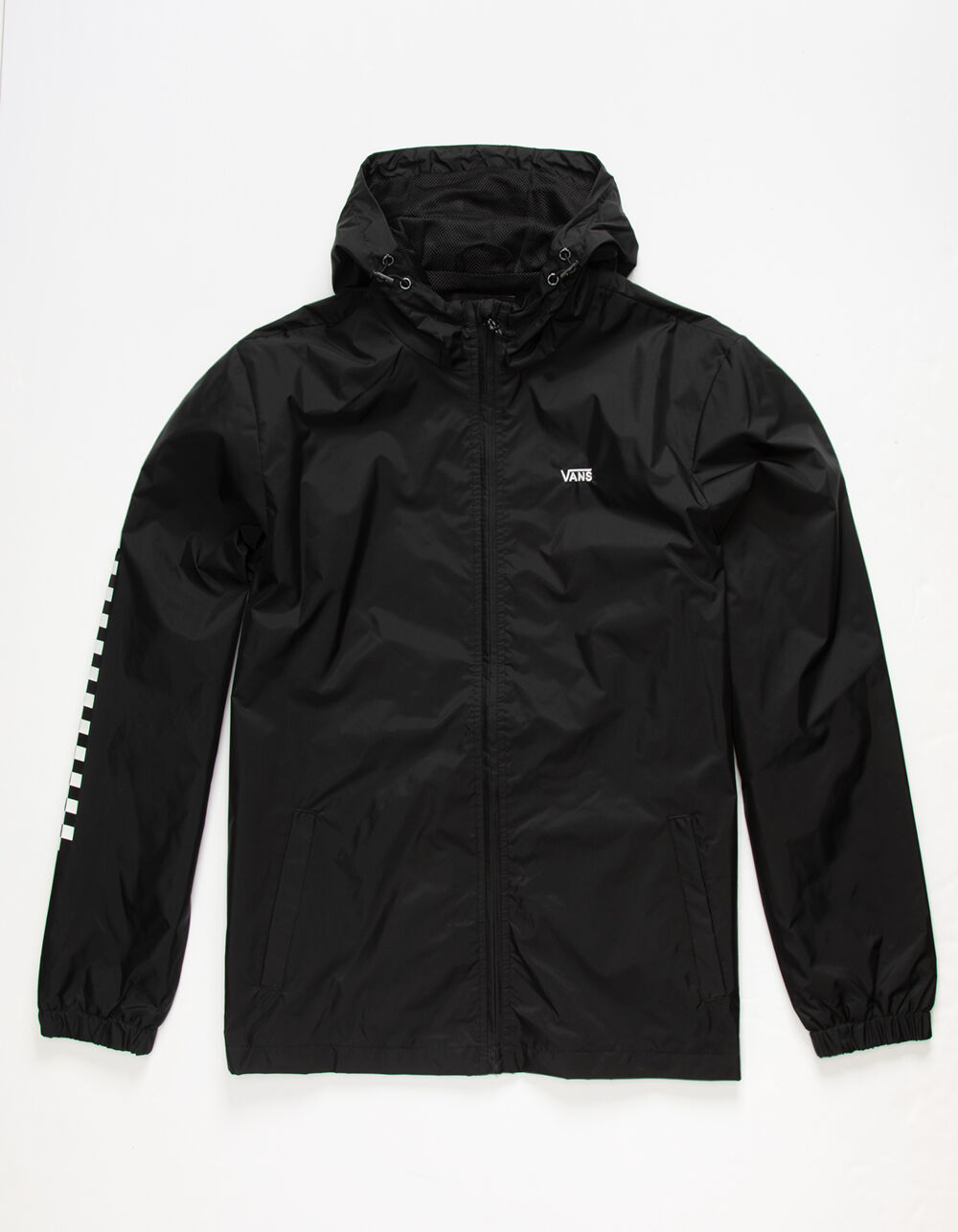 VANS Garnett Mens Zip Up Hoodie - BLACK 