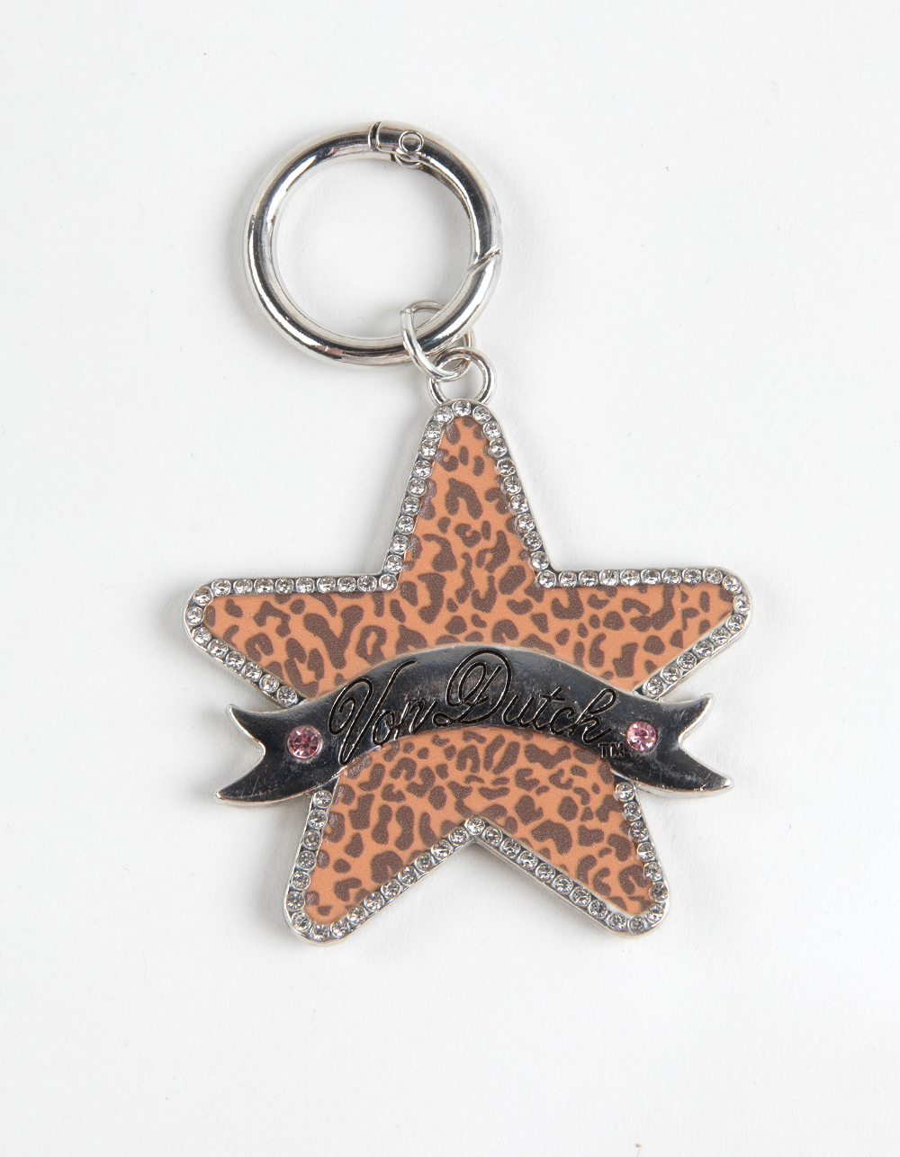 VON DUTCH Star Bag Charm - CHEETAH