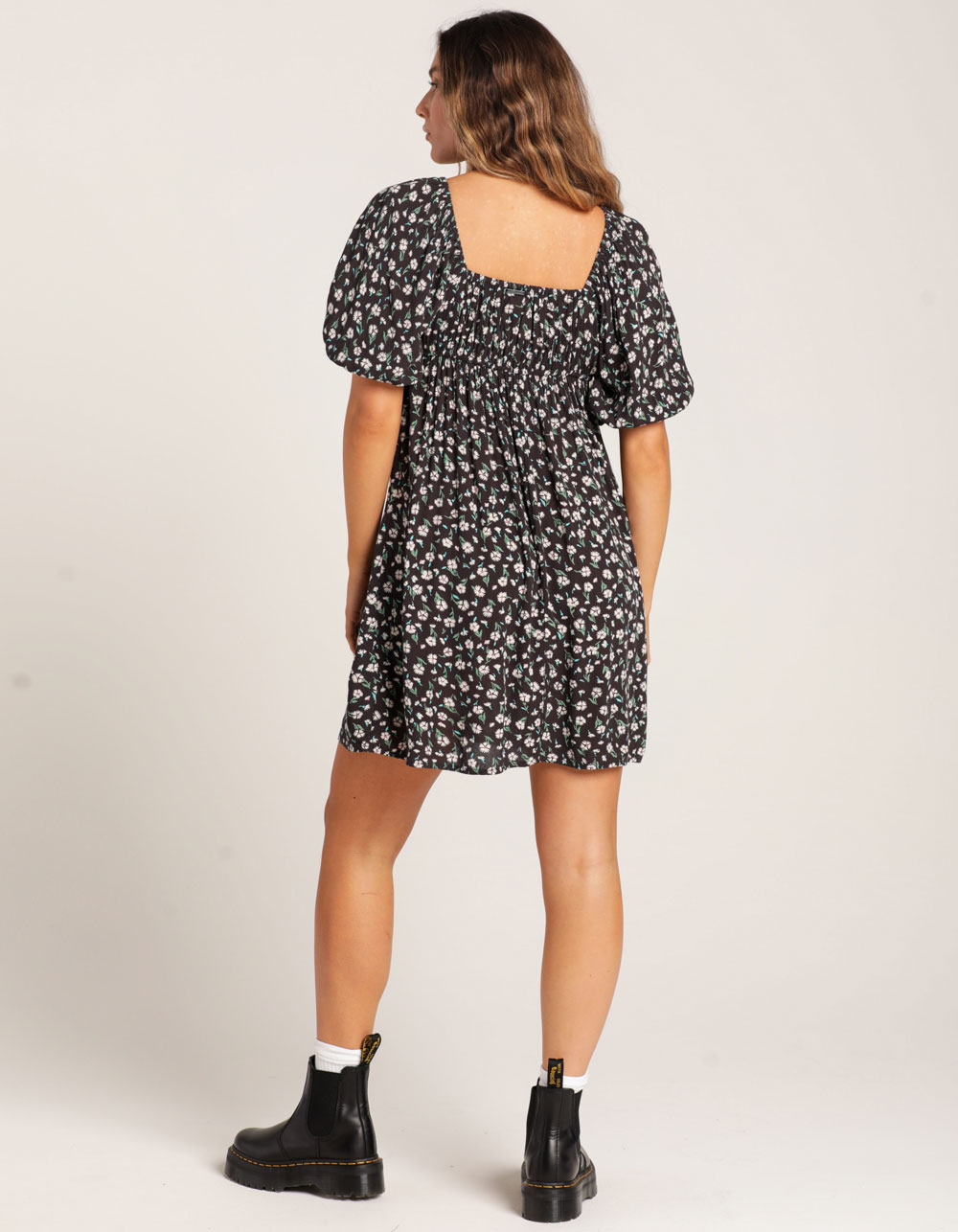 BILLABONG Truly Romantic Womens Mini Dress - BLACK