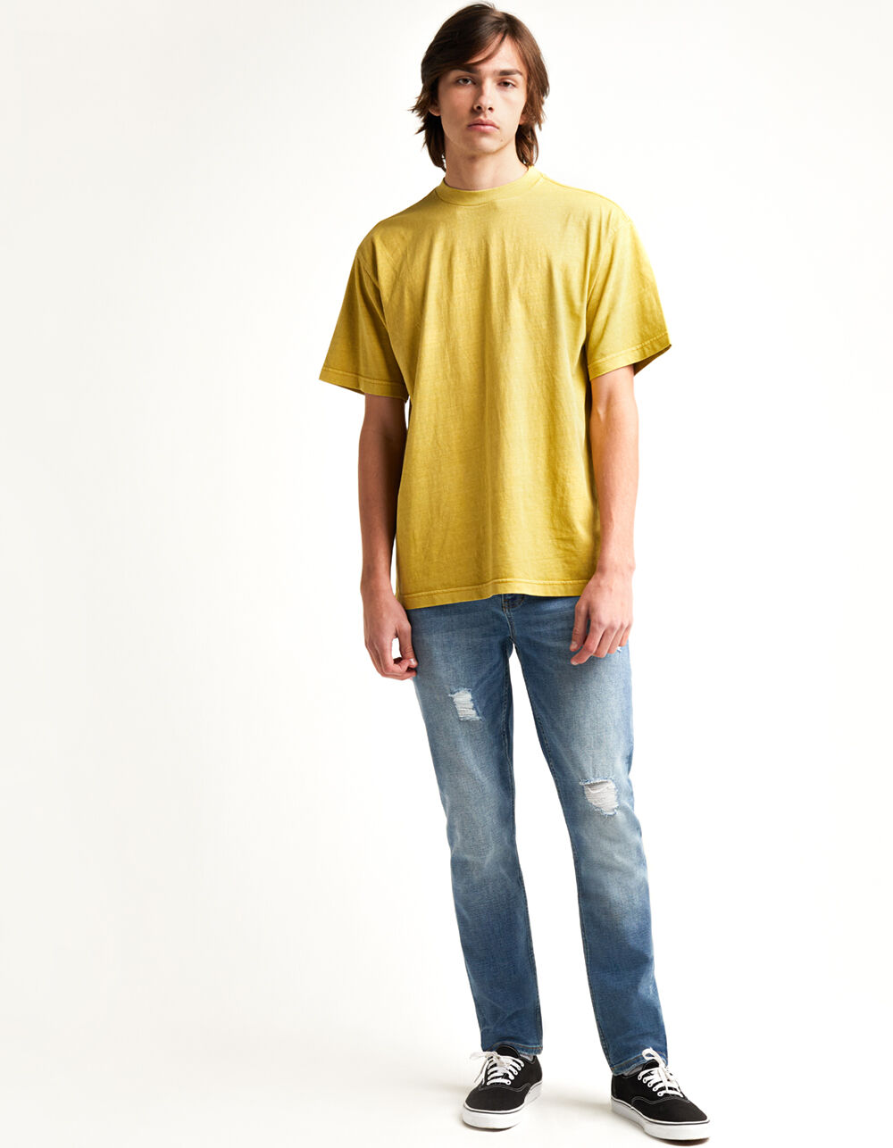RSQ Premium Mens Pale Yellow T-Shirt - PALE YELLOW | Tillys