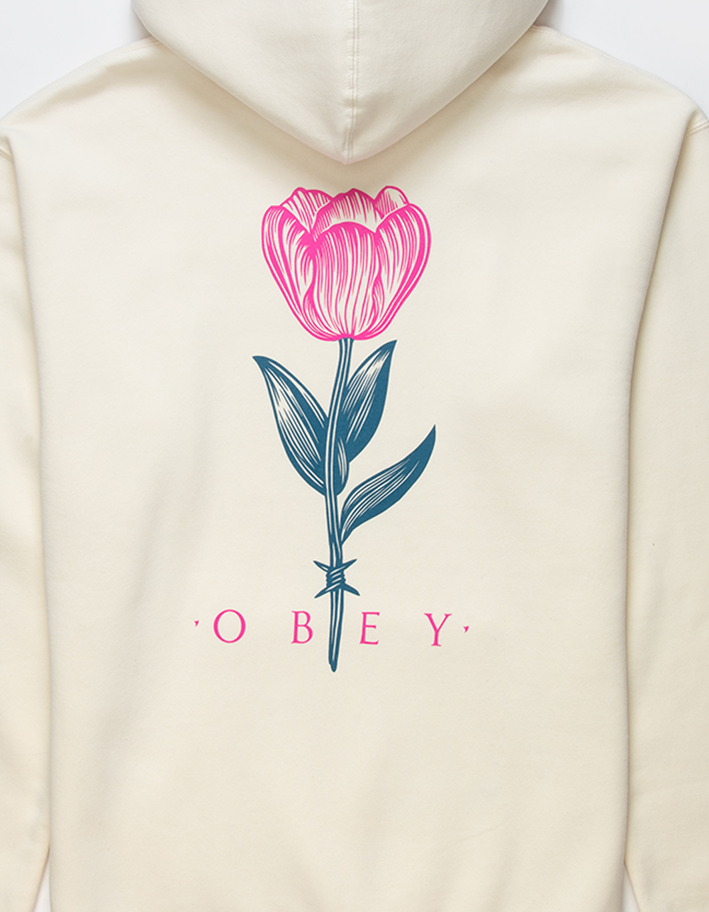 OBEY Tulip Thorn Mens Hoodie - BONE | Tillys