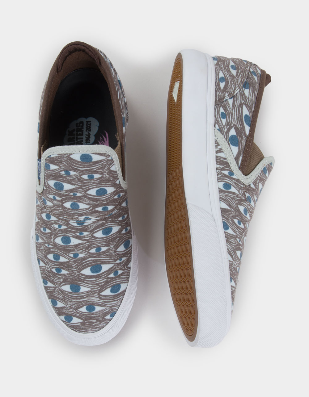 EMERICA x Templeton Wino G6 Mens Slip On Shoes - BROWN/BLUE